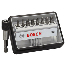 Набор бит Bosch PZ + держатель 8шт (561) — Фото 1