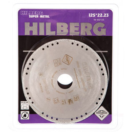 Диск алмазный по металлу Hilberg Super Metal Сorrect Cut 125x22.2мм (502125) — Фото 1