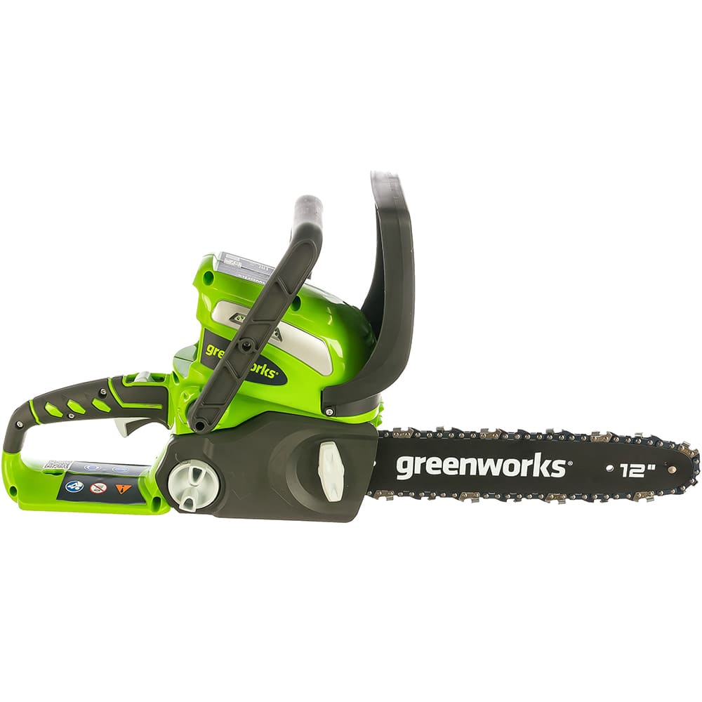 Аккумуляторная цепная пила Greenworks G40CS30 АКБ G-MAX (без акк, без з/у) — Фото 4